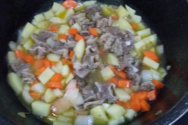 咖喱牛肉芝士的做法图解3