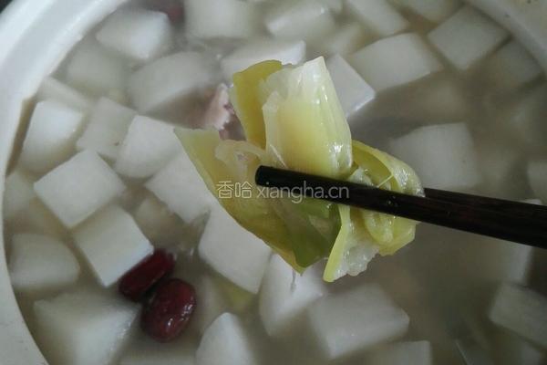 萝卜脊骨汤的做法图解12