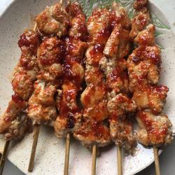 电饼铛烤鸡肉串的做法[图]