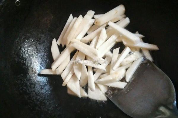 清炒山药胡萝卜的做法图解2