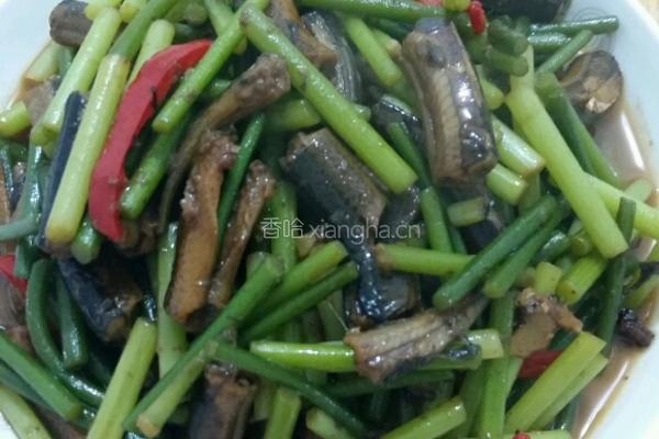 黄膳烧蒜苗的做法图解4