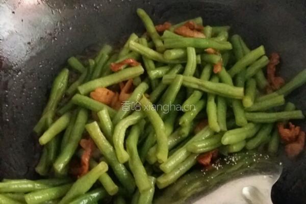 炒四季豆的做法图解3