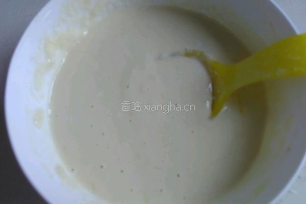 槐花鸡蛋饼的做法图解4