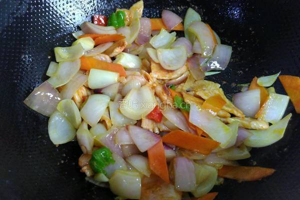 洋葱炒里脊肉的做法图解7