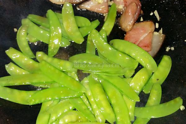 腊肉炒豌豆的做法图解5