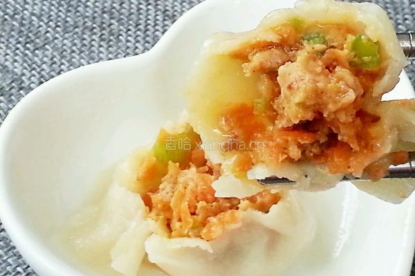 胡萝卜香菇水饺的做法图解16