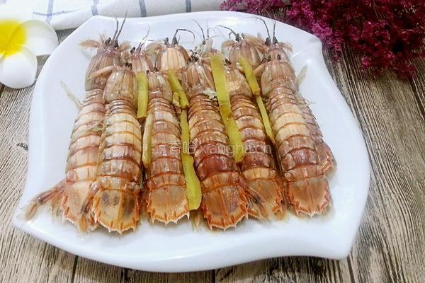 白煮虾菇的做法图解5
