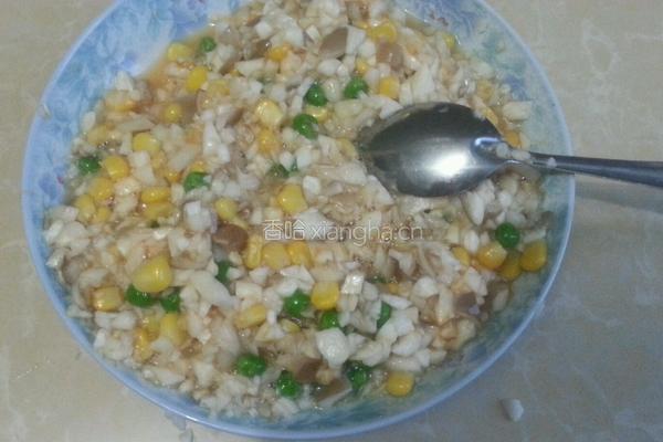 黄金菌菇卷的做法图解4