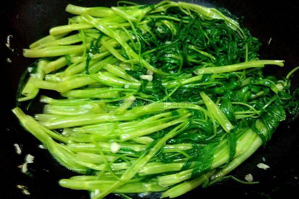 蒜蓉炒空心菜的做法图解5