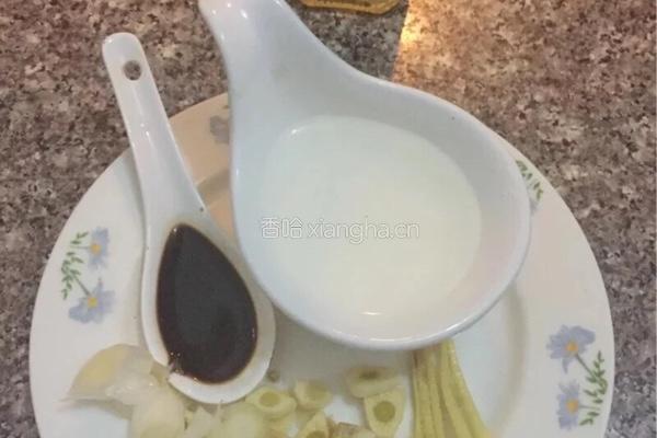 香菇油菜心的做法图解1
