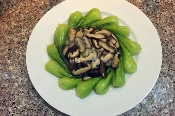 香菇油菜心的做法图解7