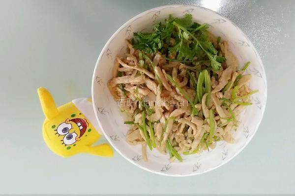 芫爆鸡丝的做法图解6