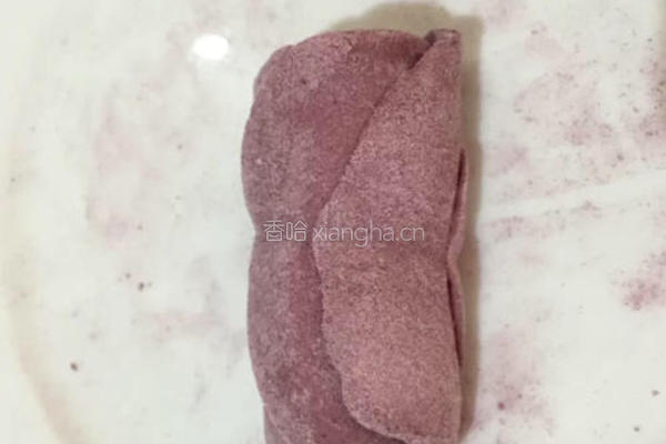 紫薯玫瑰花馒头的做法图解7