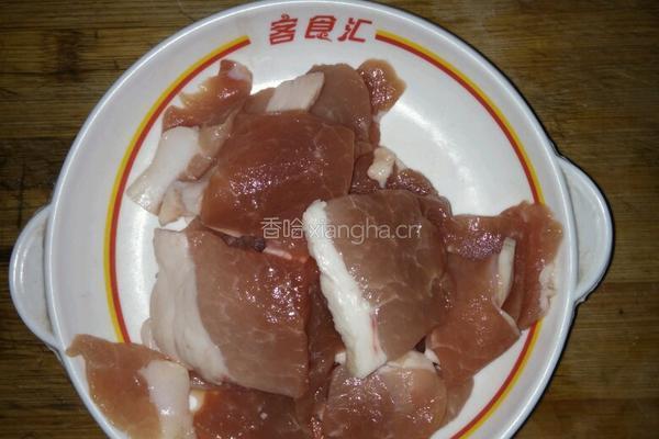 蒜薹炒肉片的做法图解3