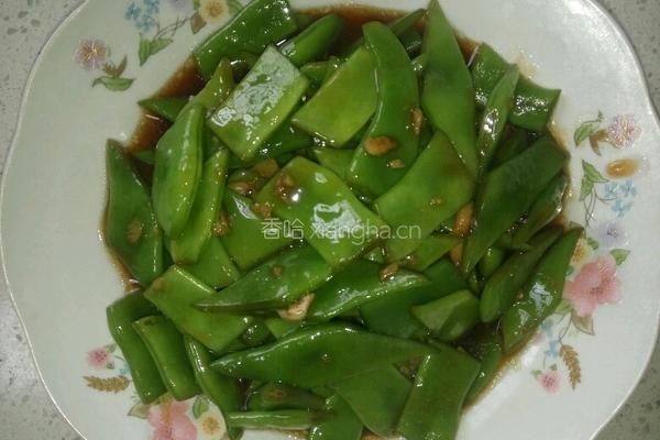 耗油扁豆的做法图解3