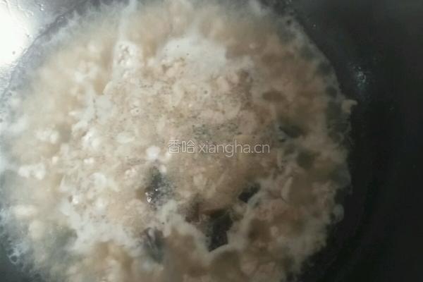 肉沫皮蛋汤的做法图解7