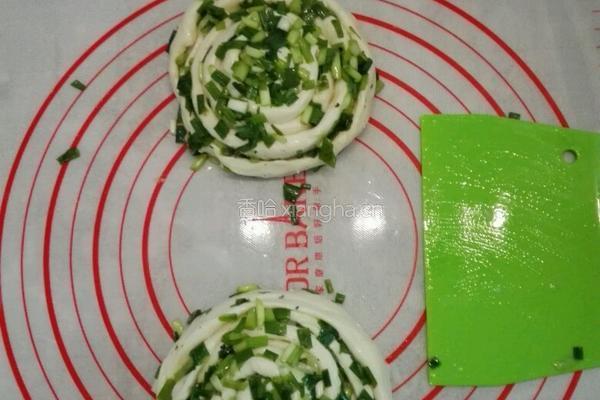 面包机自制葱花大饼的做法图解6