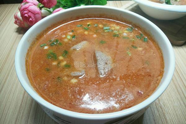 番茄猪肝汤的做法图解10