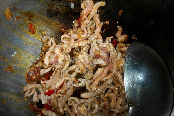 芹菜肉丝的做法图解5