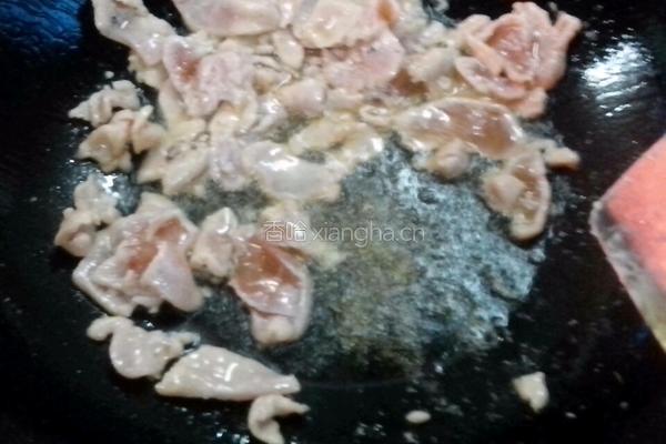 南瓜炒肉片的做法图解2