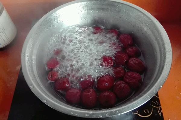 红枣粘糕的做法图解1
