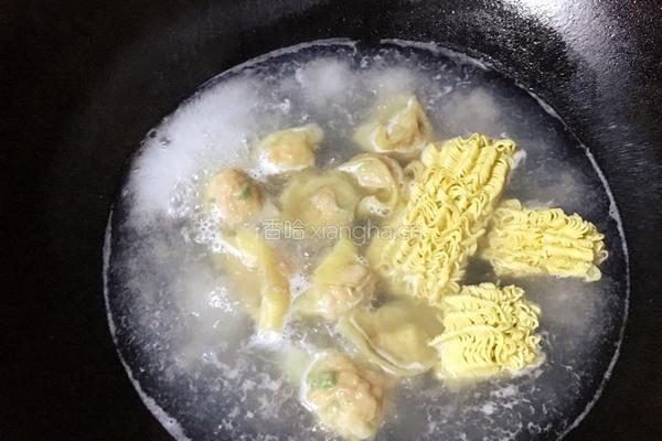 油渣肉末馄饨面的做法图解10