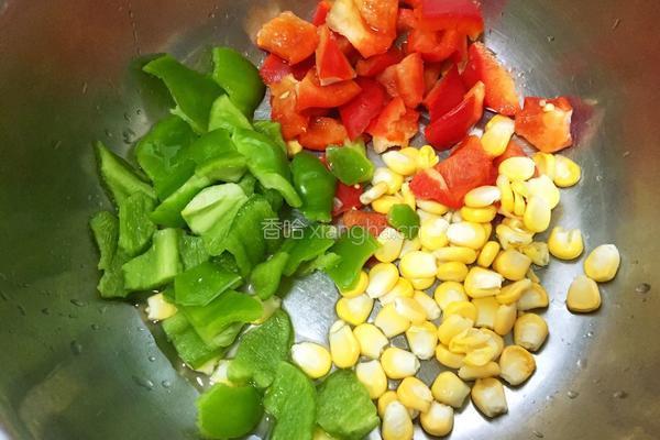 彩蔬焗豆腐的做法图解2