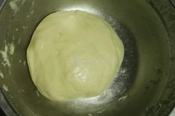 纯手工肉松红豆馅面包的做法图解2