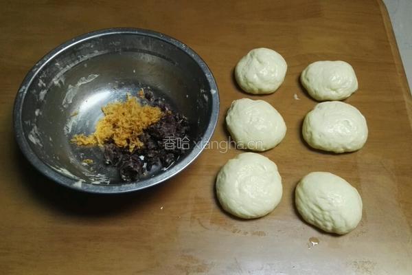 纯手工肉松红豆馅面包的做法图解4