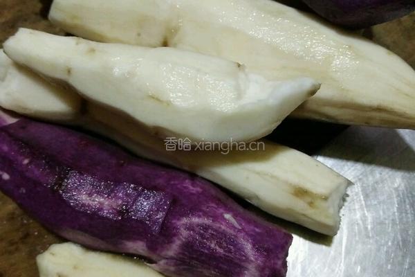紫薯馒头的做法图解1