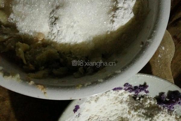 紫薯馒头的做法图解3