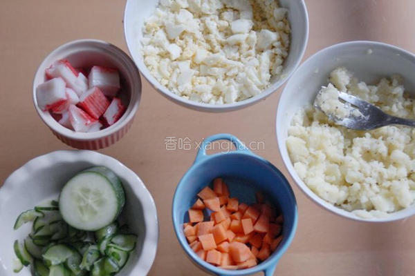 土豆泥沙拉的做法图解3