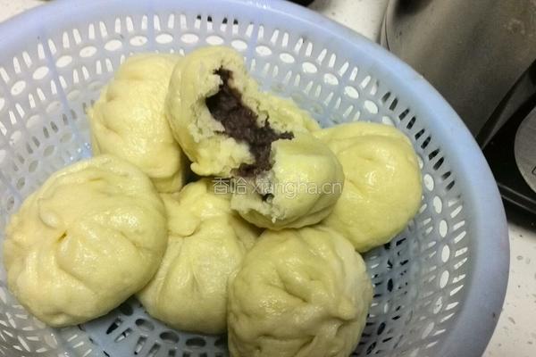 豆沙馒头的做法图解13