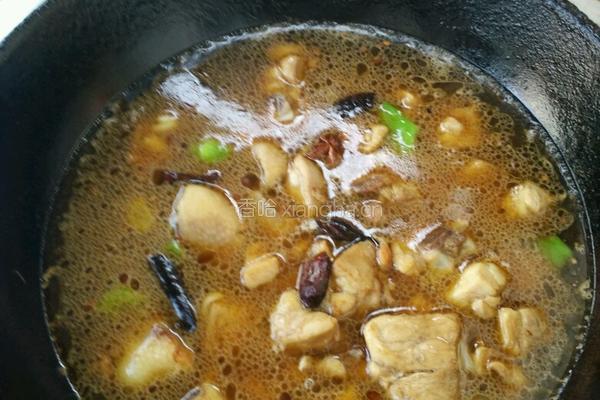 小鸡炖蘑菇的做法图解8