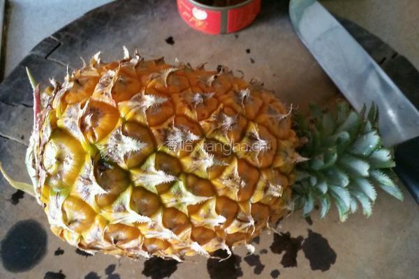 番茄菠萝饭的做法图解1