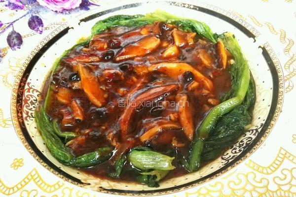 油麦菜扒香菇的做法图解6