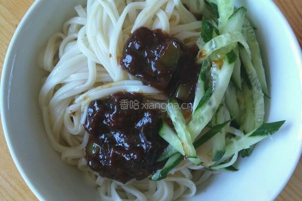 野生蘑菇炸酱面的做法图解10