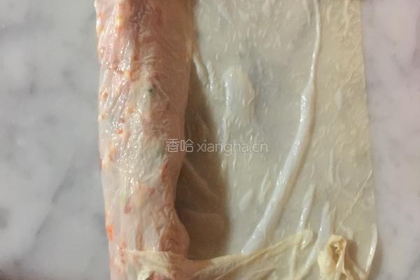 豆腐皮包肉的做法图解5