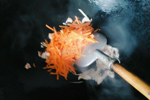 豆芽春卷的做法图解4