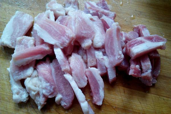 甜酱爆炒肉的做法图解2