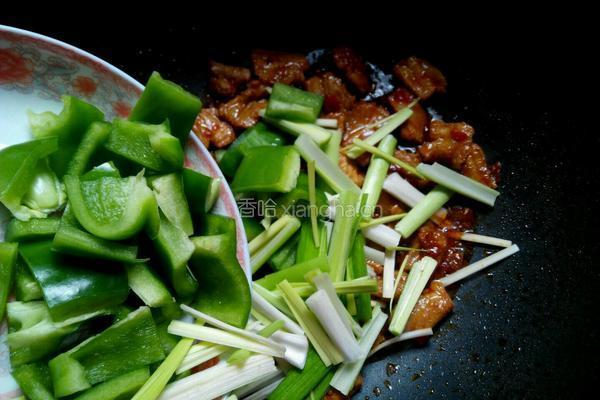甜酱爆炒肉的做法图解8