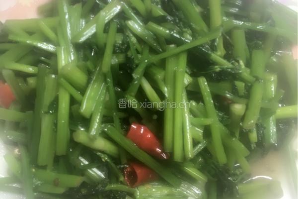 清炒水芹