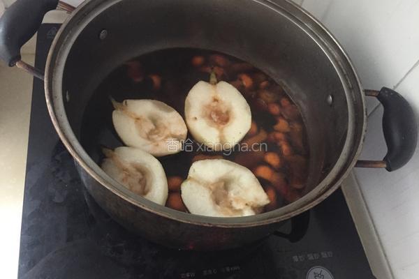 肉桂奶油酒梨的做法图解8