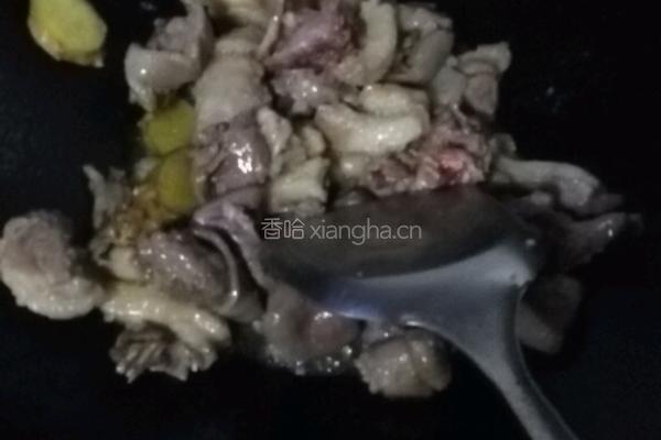 土豆炖鹅肉的做法图解4