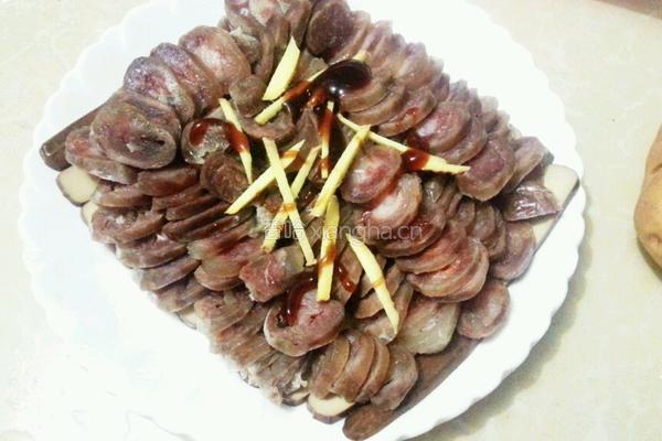 鸡蛋干蒸腊肠的做法图解4