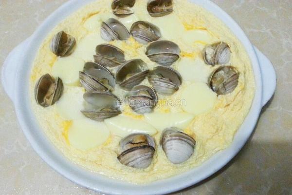 蛤蜊蒸蛋（日本豆腐）的做法图解9
