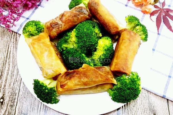 三丝春卷的做法图解17