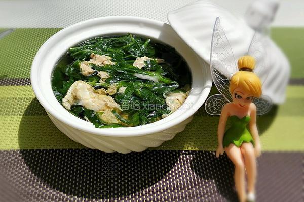 菊叶蛋汤的做法图解8