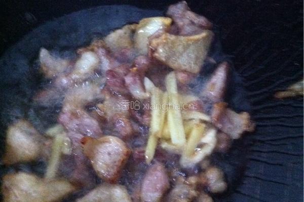 青椒丝炒肉的做法图解2