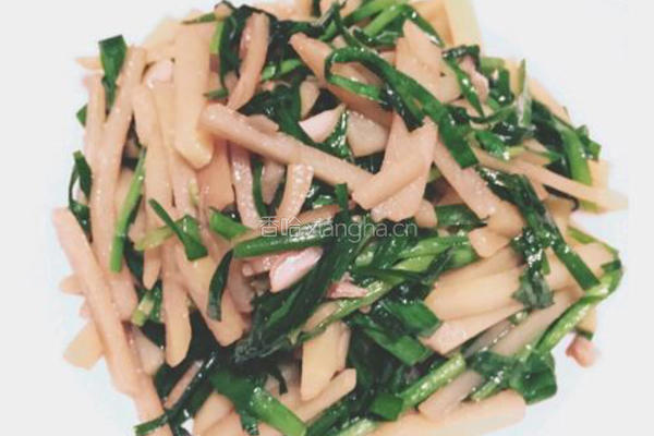 土豆丝炒韭菜的做法图解9